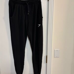 Gymshark Black Jogger Sweatpants with Logo